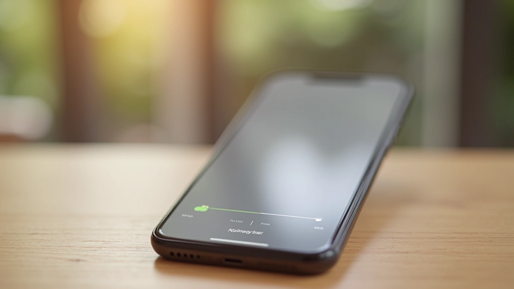 Laadscherm animatie op smartphone toont progress bar en spinner effect in minimalistische interface